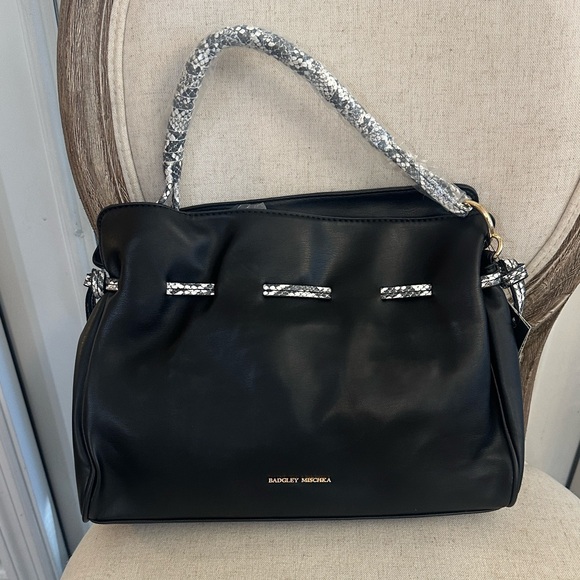 Badgley Mischka Handbags - Badgley Mischka Black Satchel NWT
